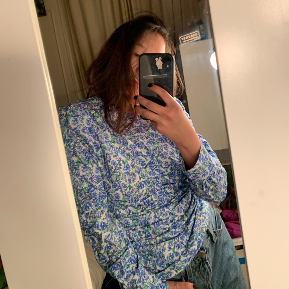 Floral printed full sleeve tshirt